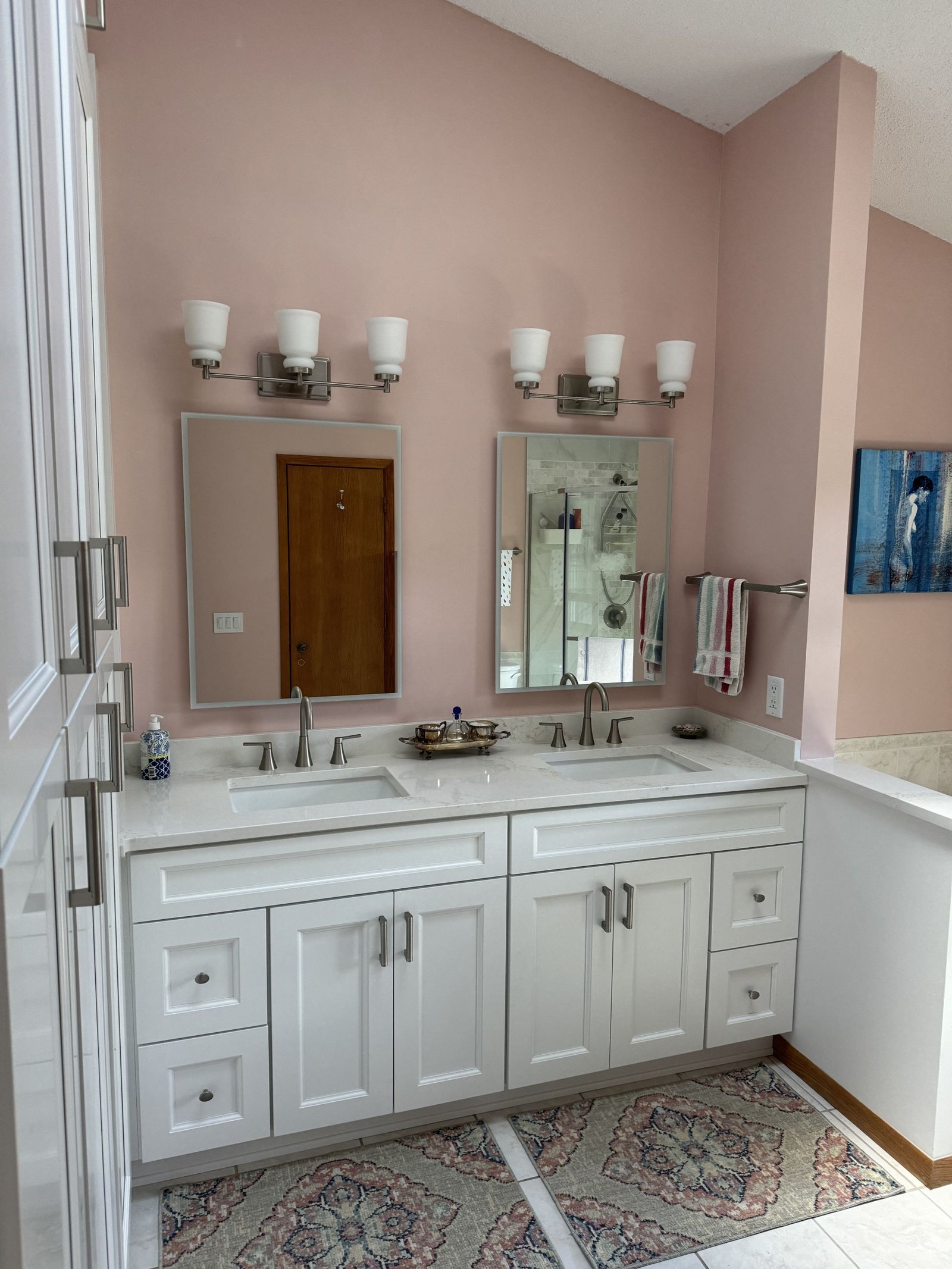 Eden Prairie Master Bath Storage